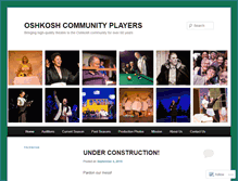 Tablet Screenshot of oshkoshtheatre.org